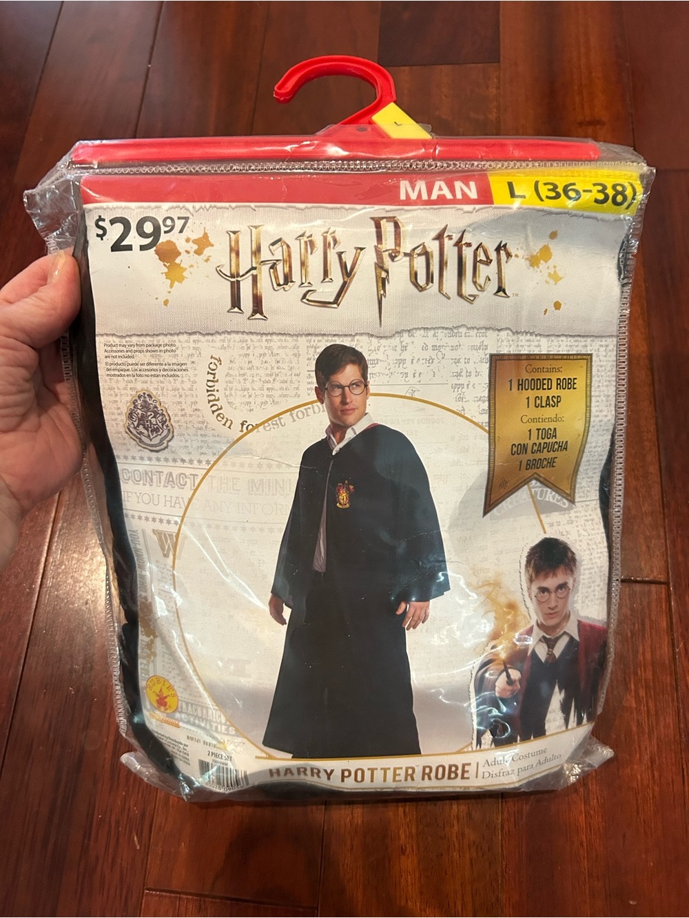 NWT Harry Potter Halloween Costume Men’s size Adult Large